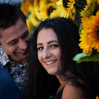Anca and Silviu Engagement, Distillery District, Toronto
